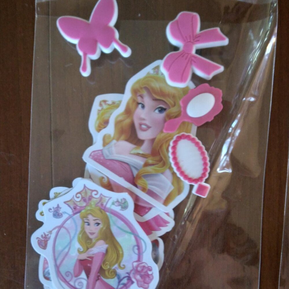 Pretty Princess Croc jibbits and stickers